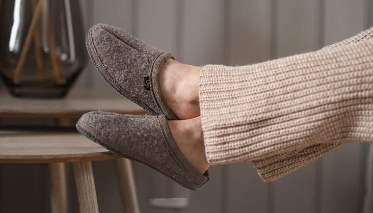 Vårfina ulltofflor från Ulle